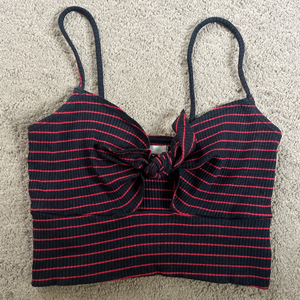 Striped Urban Outfitters tank with Bow detail!